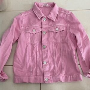 Pink Denim Kids Jacket